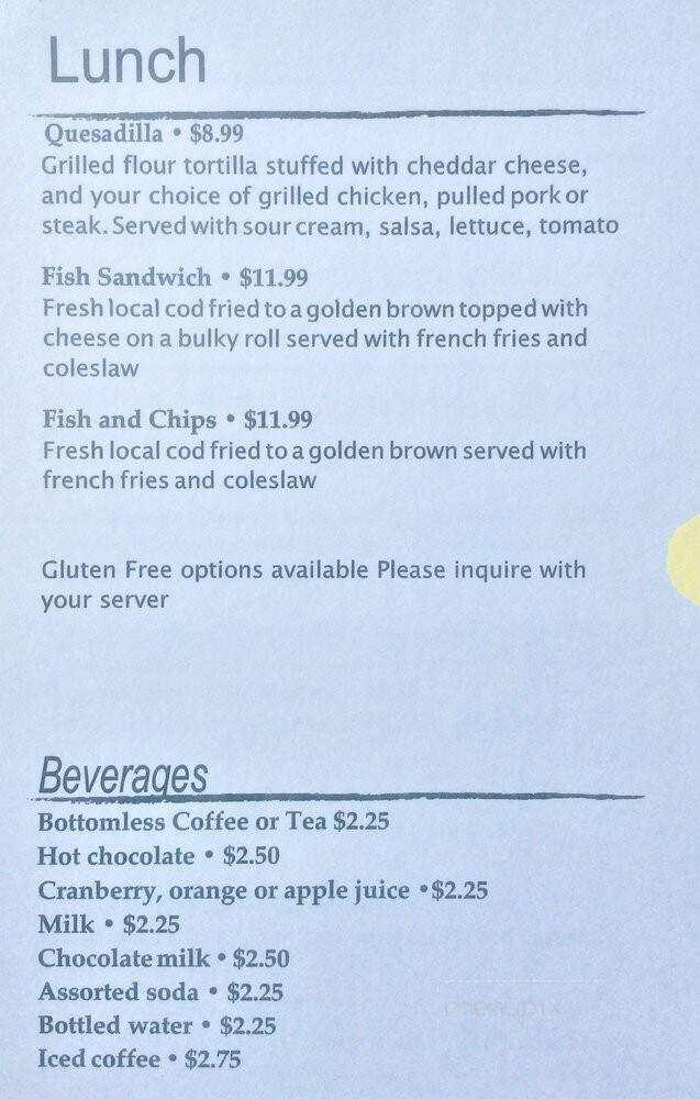 Laura's Home Cooking - Mashpee, MA menu_pic
