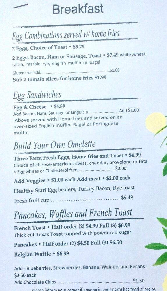 Laura's Home Cooking - Mashpee, MA menu_pic