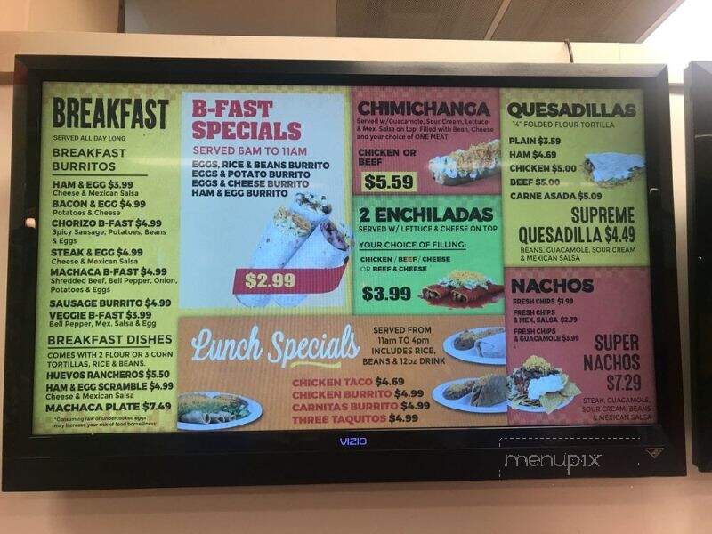 Memo's - Auburn, WA menu_pic