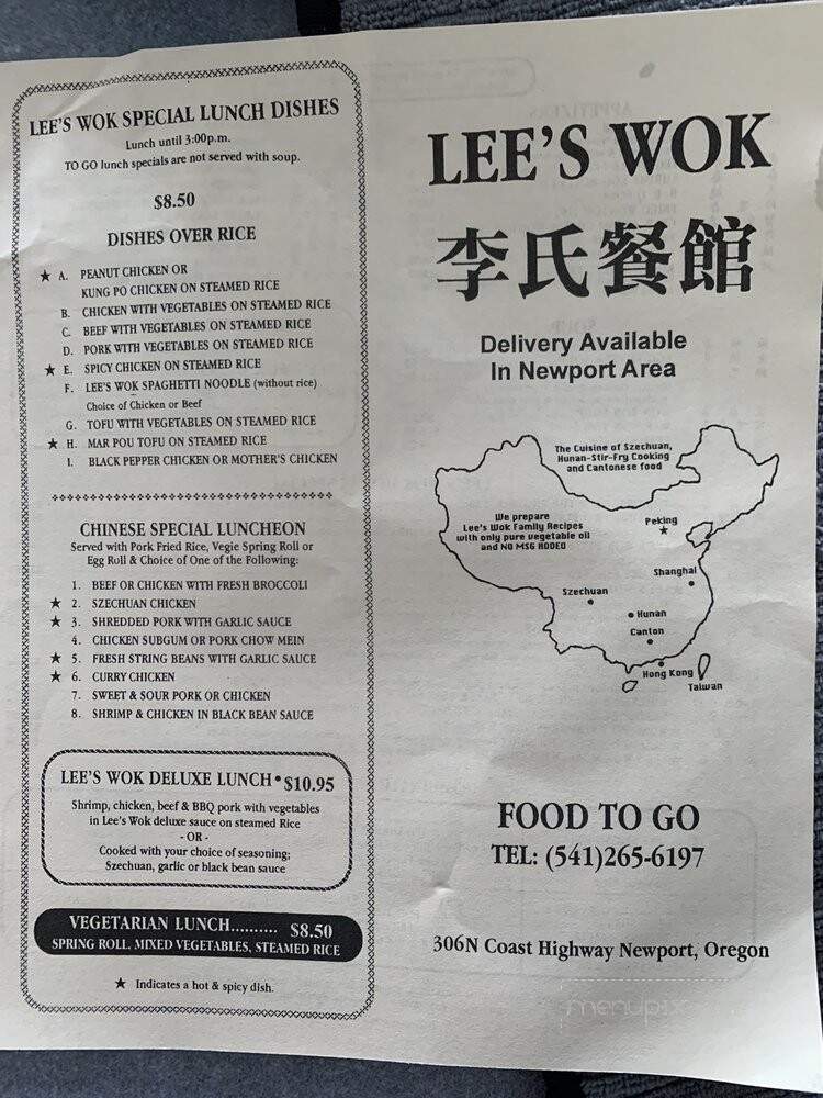 Lee's Wok - Newport, OR