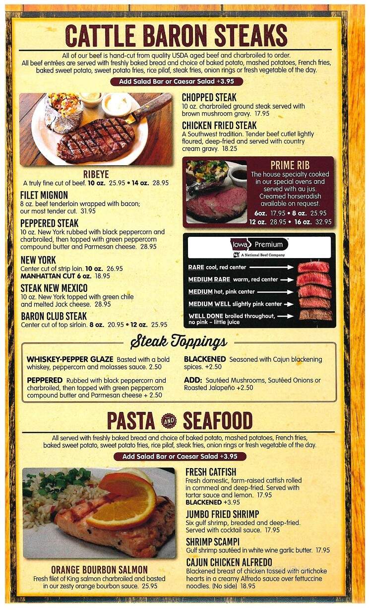 Cattle Baron Steak & Seafood - Portales, NM