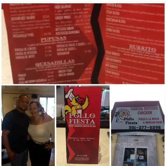 Pollo Fiesta - Riverdale, MD menu_pic