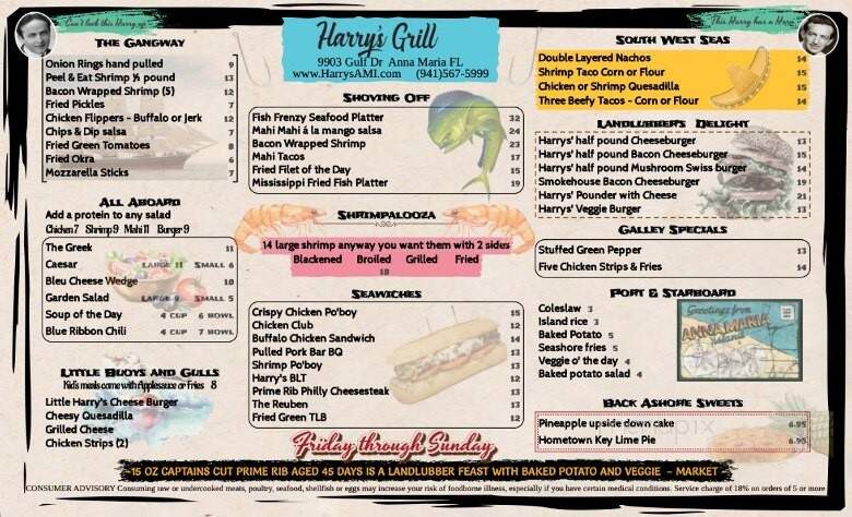 Harry's Grill - Anna Maria, FL