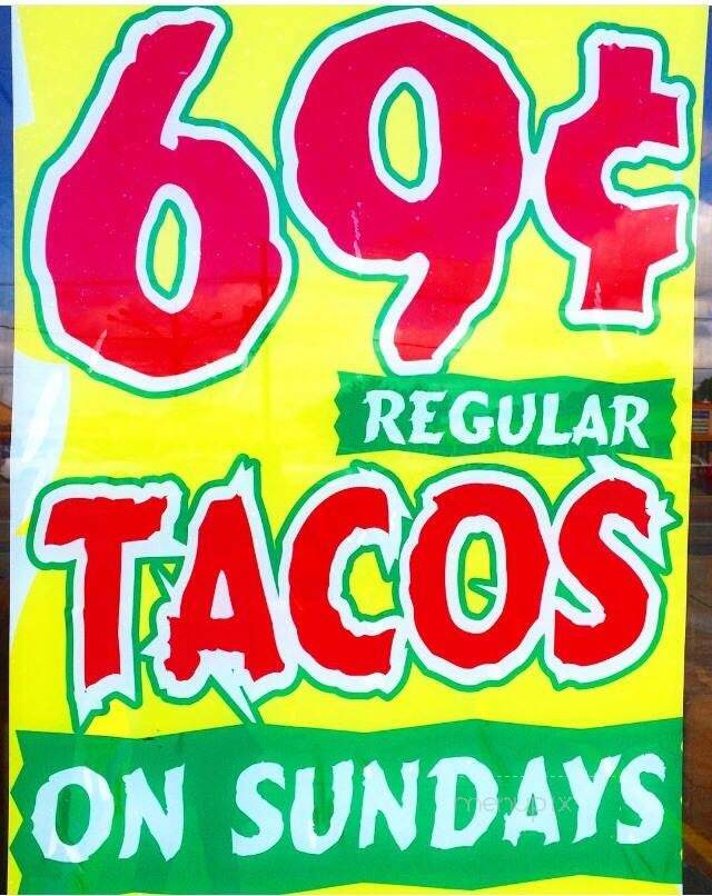 Taco Tico - Kenner, LA menu_pic