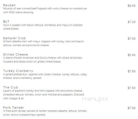 Downtown Sampler - Hutchinson, KS menu_pic