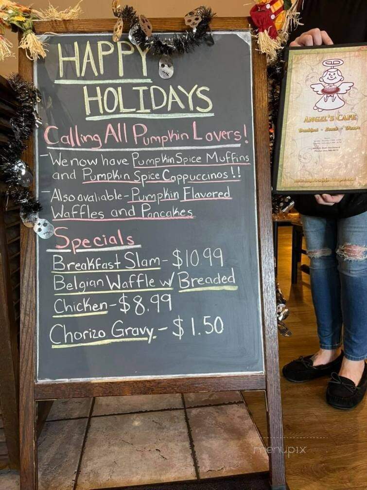 Angel's Cafe - Fort Wayne, IN menu_pic