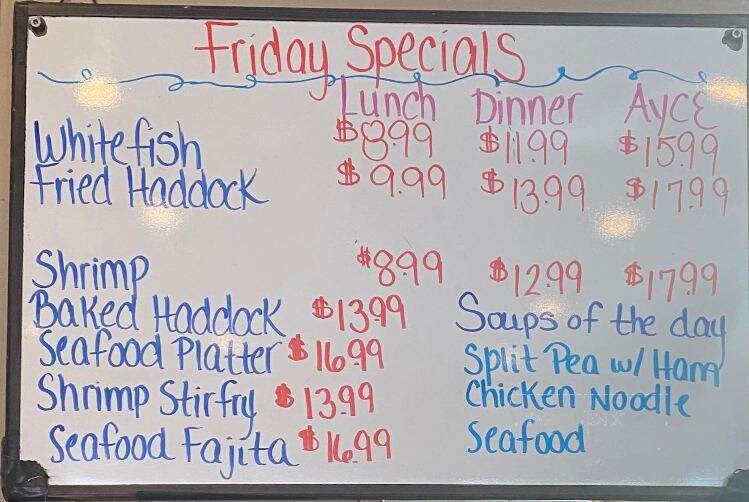 Chico's Cafe - Combined Locks, WI menu_pic