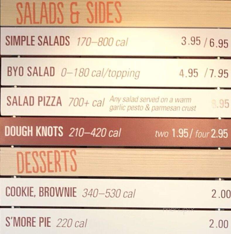 Blaze Pizza - Mason, OH menu_pic
