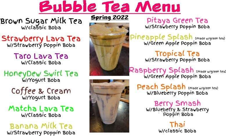 Uplifted Bistro - Bradley, IL menu_pic