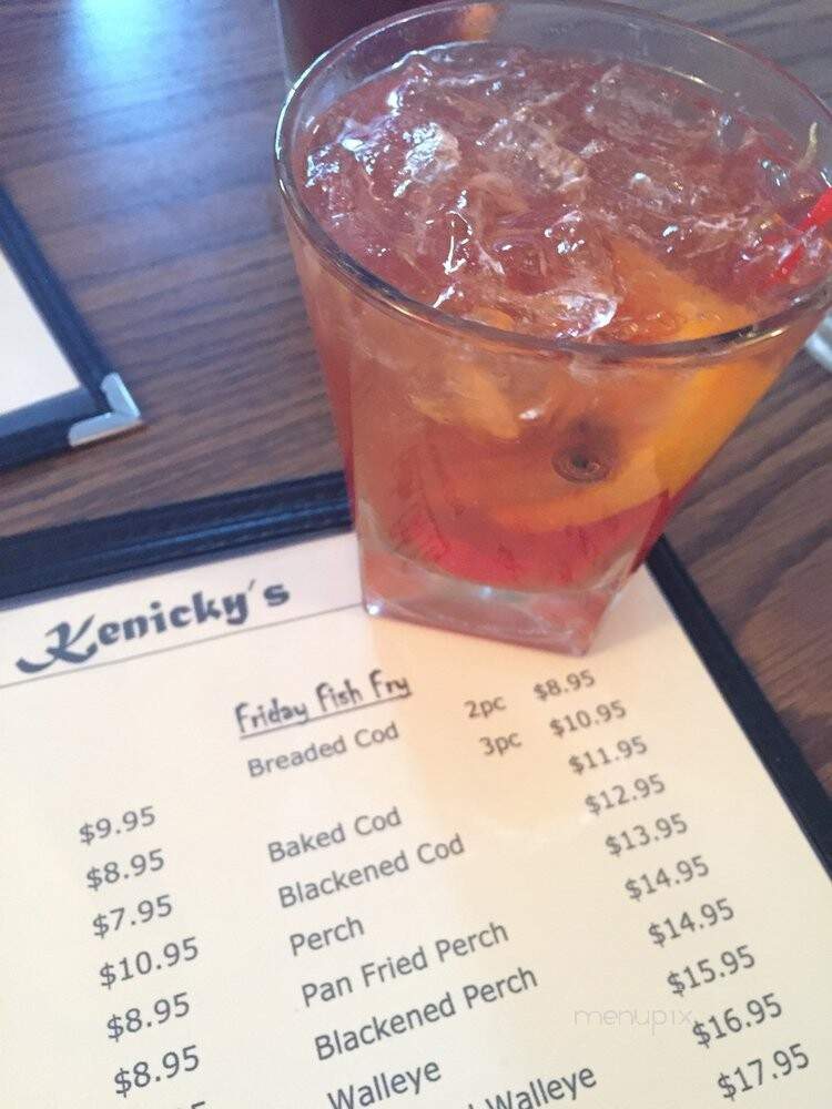 Kenicky's Public House - Richfield, WI menu_pic