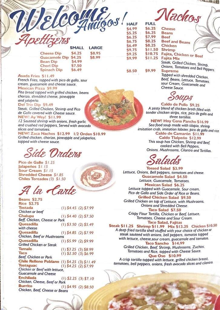 El Canelo - North Kansas City, MO menu_pic