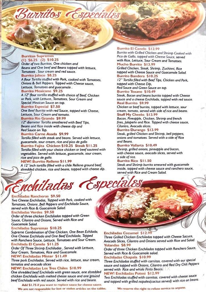 El Canelo - North Kansas City, MO menu_pic