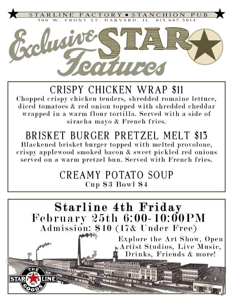 Stanchion Pub - Harvard, IL menu_pic