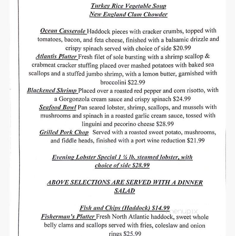 Val's Restaurant & Pizza - Holden, MA menu_pic