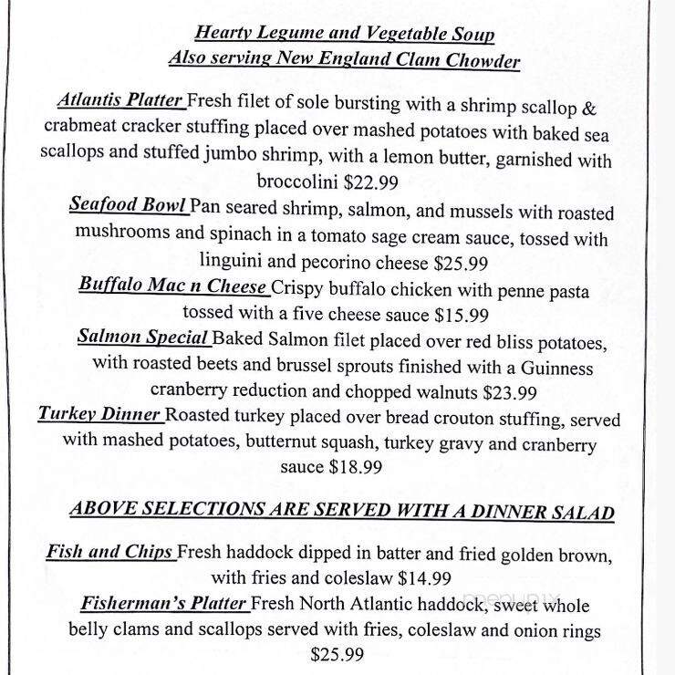 Val's Restaurant & Pizza - Holden, MA menu_pic