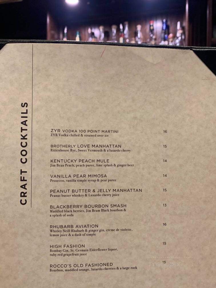 Rocco's - Newtown, PA menu_pic