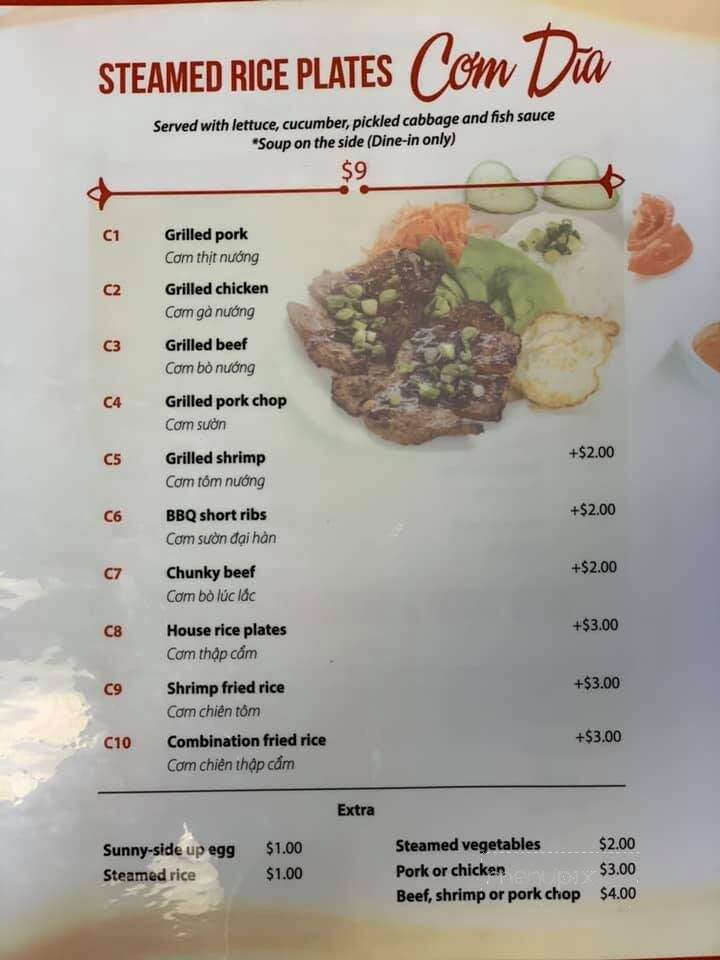 Pho Cong Noodles & Grill - Covington, LA menu_pic