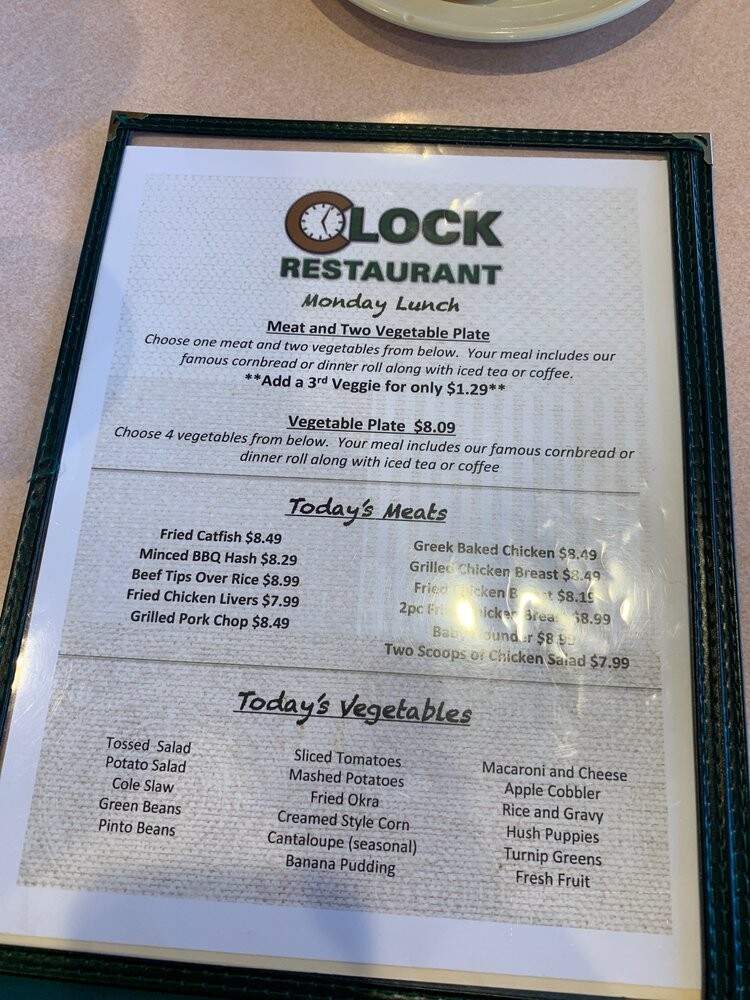 Clock Restaurant - Greer, SC
