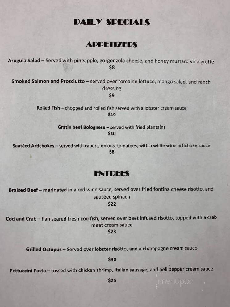 The Manhattan - Southington, CT menu_pic
