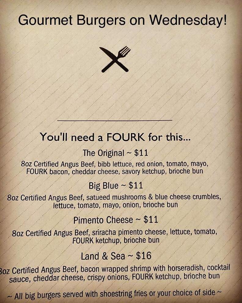 Fourk - Hickory, NC menu_pic