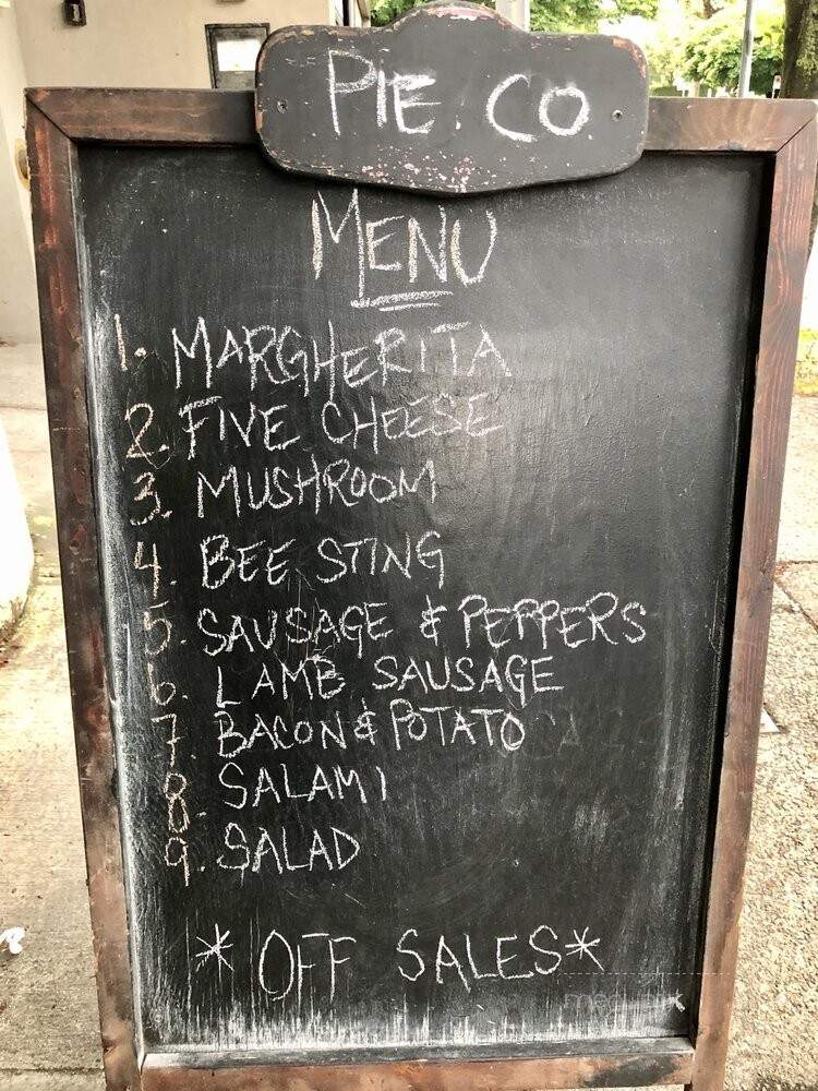 Corduroy Pie Company - Vancouver, BC menu_pic