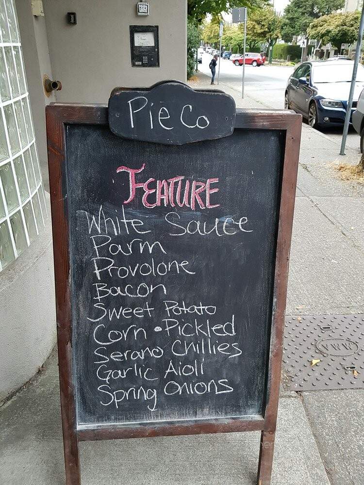 Corduroy Pie Company - Vancouver, BC menu_pic