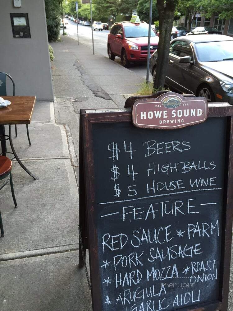 Corduroy Pie Company - Vancouver, BC menu_pic