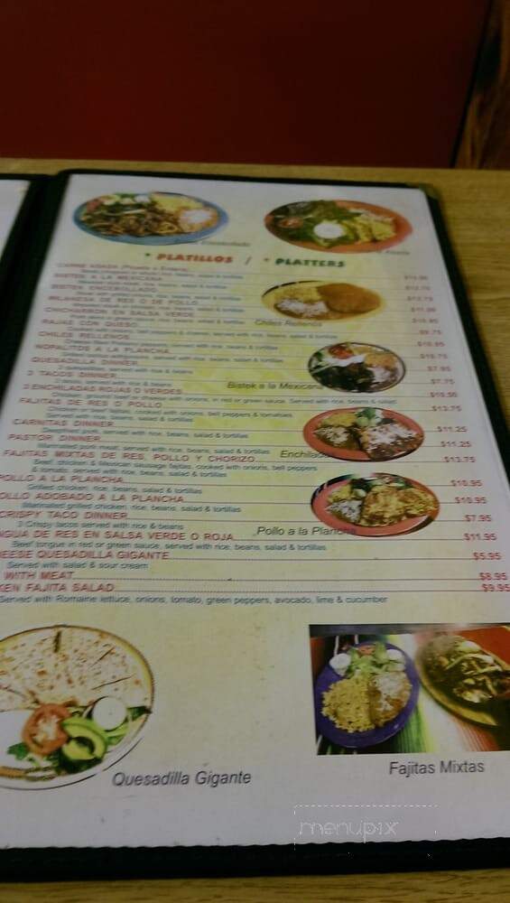 Taqueria El Cabrito - Milwaukee, WI menu_pic