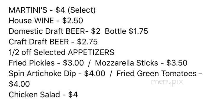 Cork & Barrel - Bossier City, LA menu_pic