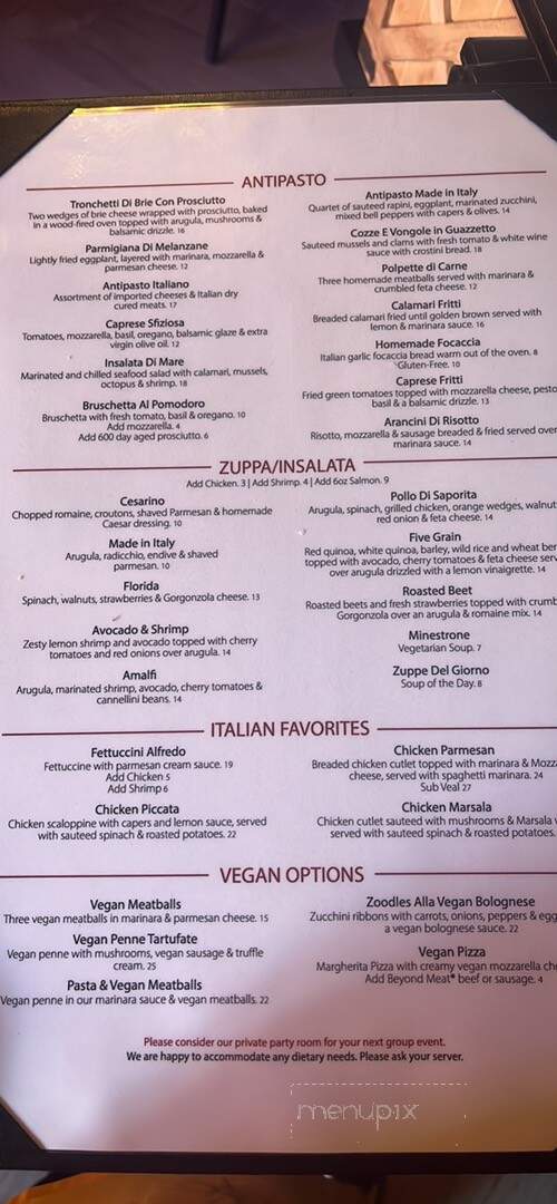 Made in Italy - Venice, FL menu_pic