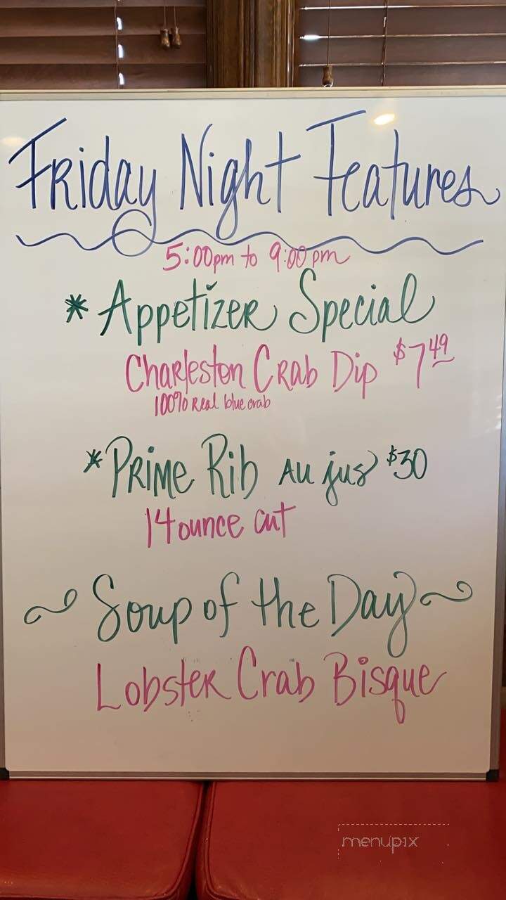 Chestnut Grill - Orangeburg, SC menu_pic