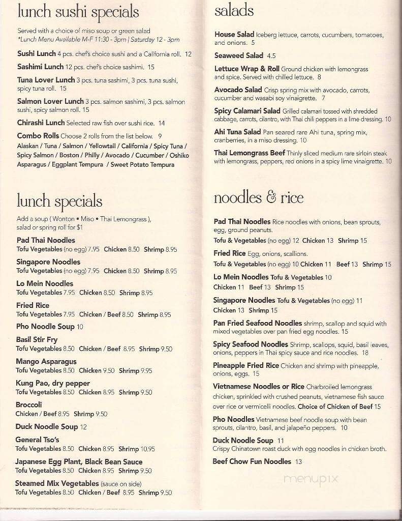 Jasmine Restaurant - Wilmington, DE menu_pic