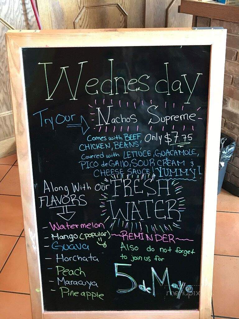 Cielo Mexican Grill & Cantina - Conyers, GA menu_pic