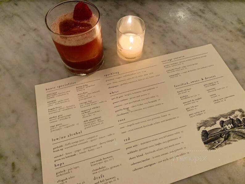 The Cottage - Westport, CT menu_pic