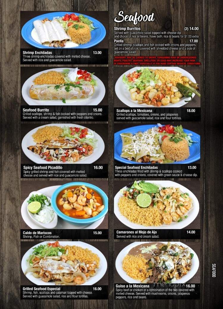 El Campesino Mexican Restaurant - Cleveland, GA menu_pic