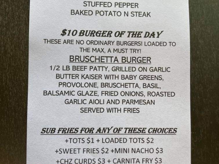 Legends Grill and Bar - Mokena, IL menu_pic