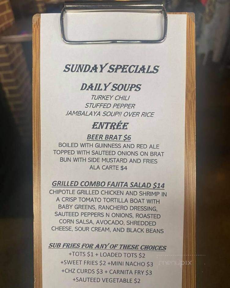 Legends Grill and Bar - Mokena, IL menu_pic