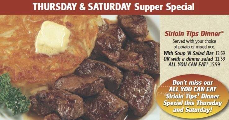 Fryn' Pan Family Restaurant - Yankton, SD menu_pic