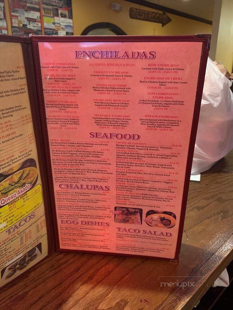 El Jimador - Huffman, TX menu_pic