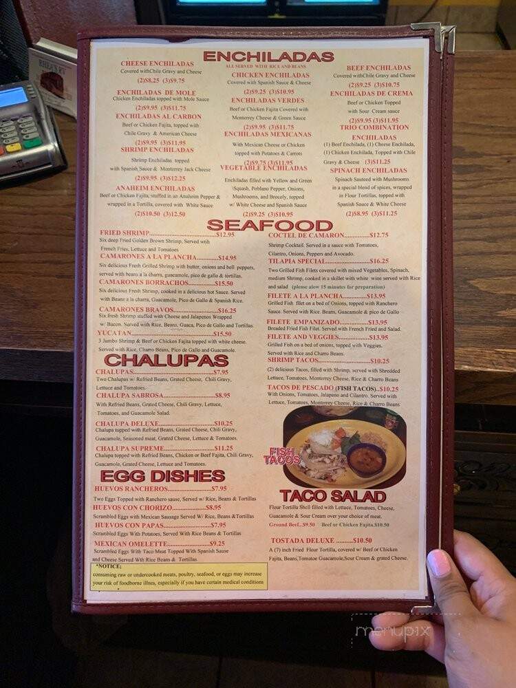El Jimador - Huffman, TX menu_pic