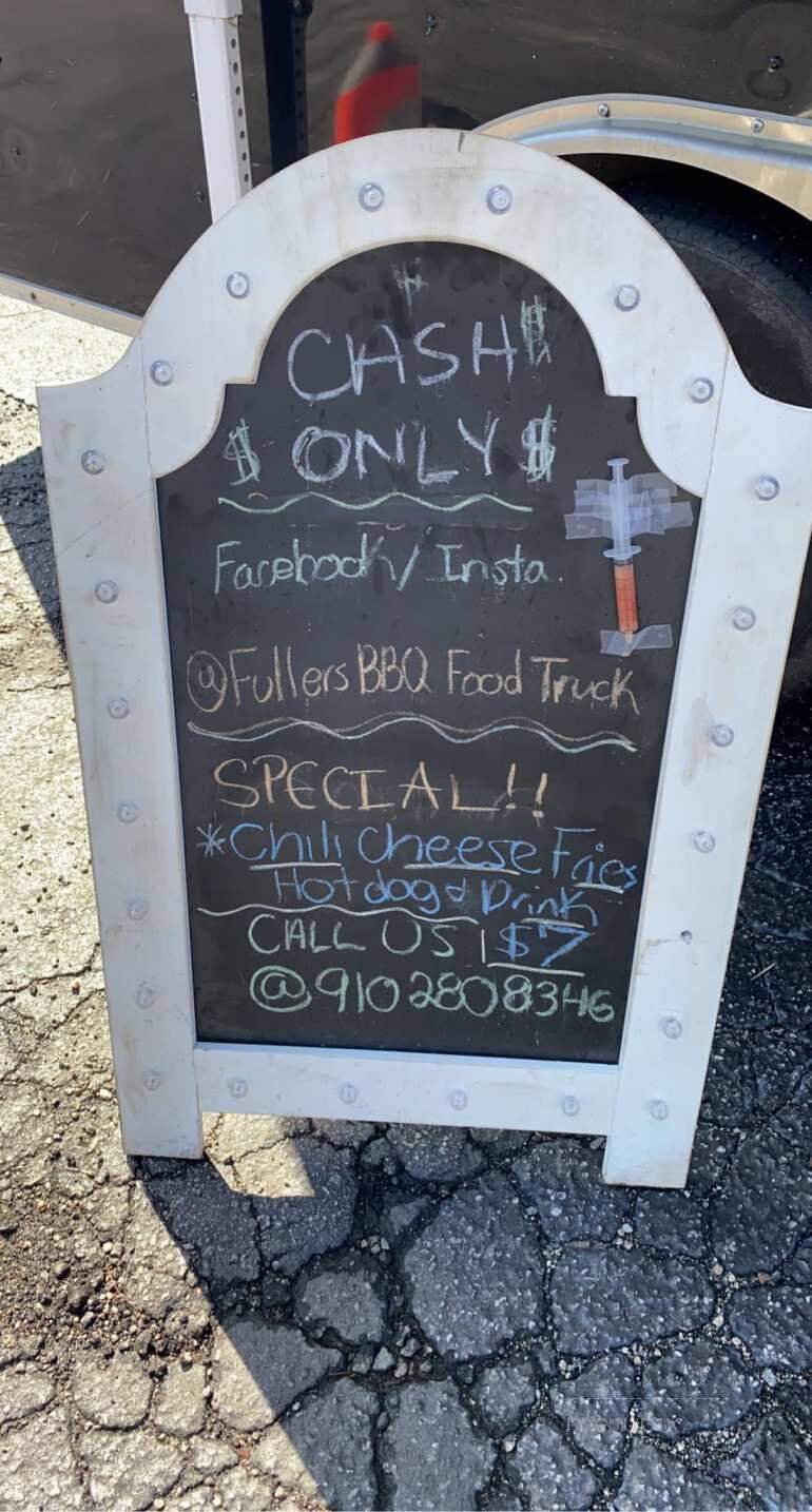 Fuller's Old Fashioned BBQ - Pembroke, NC menu_pic