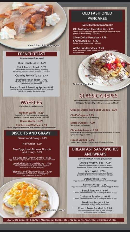 Maria's Family Restaurant - Warsaw, IN menu_pic