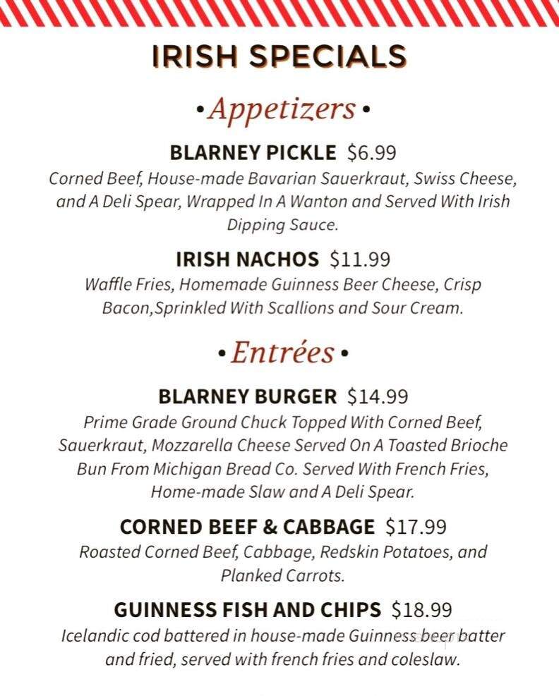 Hofbrau - Interlochen, MI menu_pic