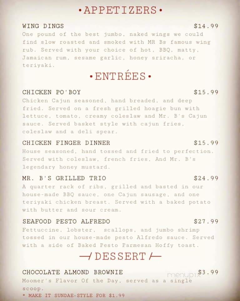 Hofbrau - Interlochen, MI menu_pic