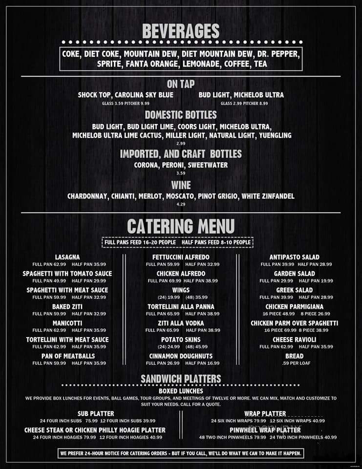 Mama's Pizza - Williamston, NC menu_pic