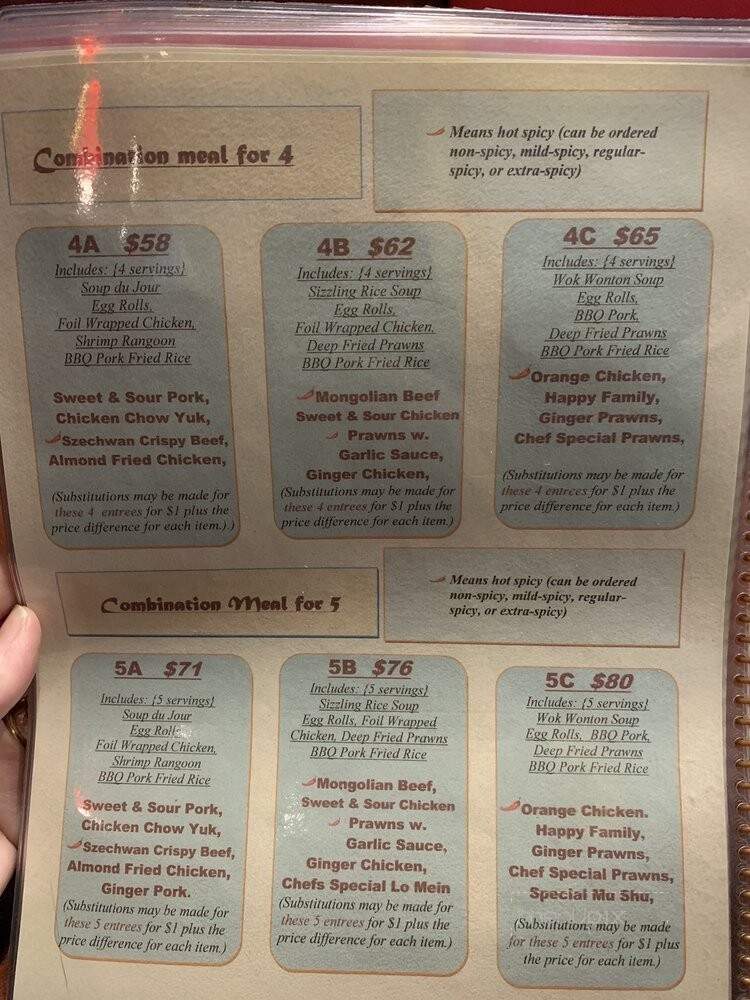 Dragon Palace - Stanwood, WA menu_pic