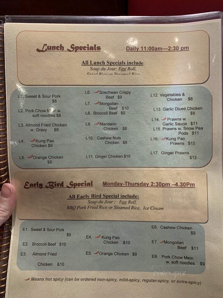 Dragon Palace - Stanwood, WA menu_pic