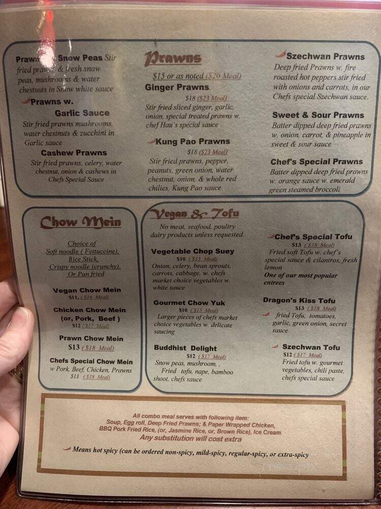 Dragon Palace - Stanwood, WA menu_pic
