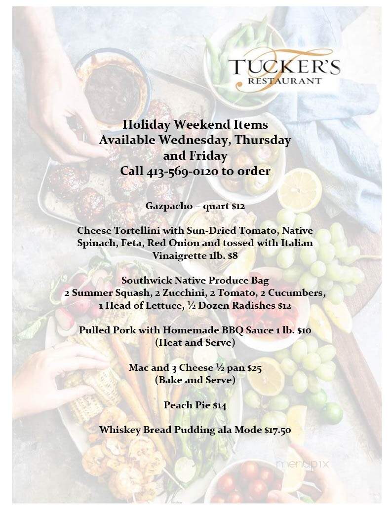 Tucker's Restaurant - Southwick, MA