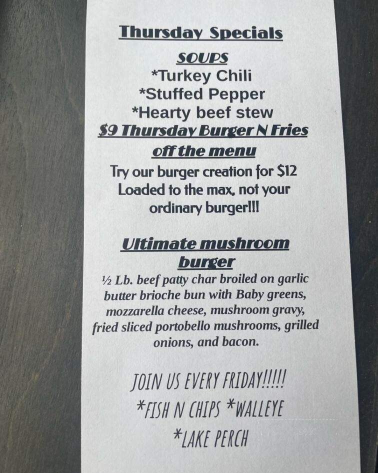 Legends Grill and Bar - Woodridge, IL menu_pic